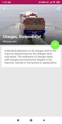 Shipping Terms android App screenshot 0