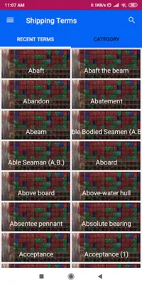 Shipping Terms android App screenshot 1
